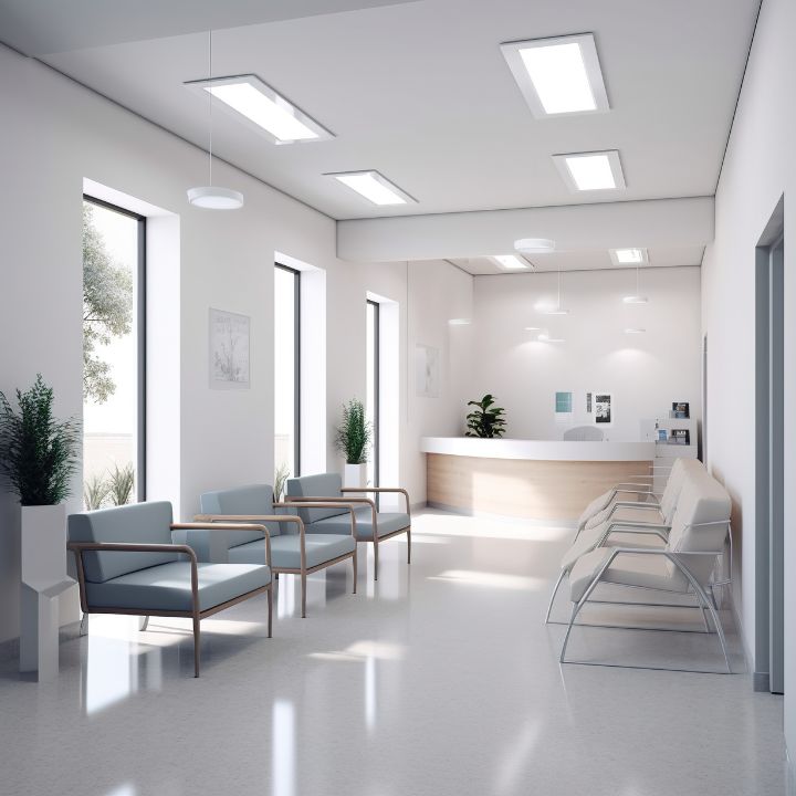 Medical office waiting room